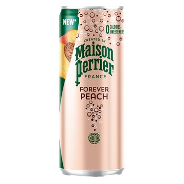 法國沛綠雅氣泡天然礦泉水250ml-水蜜桃