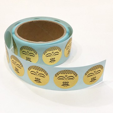 圓點大佛捲式貼紙