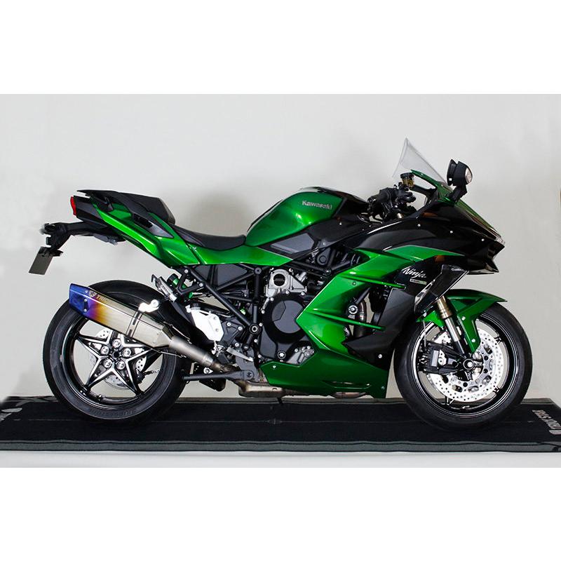 カワサキKAWASAKI 新品未使用 ショートフルチタン スリップオン ...