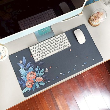 多用途 餐墊 桌墊 滑鼠墊 - 紫紅花叢