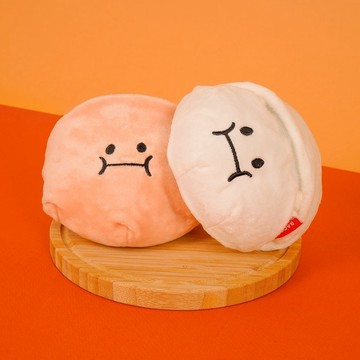免睏【Bacon 韓式包子 寵物藏食玩具】韓國正品 藏食玩具 訓練玩具 狗玩具 貓玩具 啾啾玩具 響聲玩具