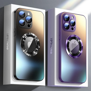 磨砂玻璃 散熱 漏標 Magsafe磁吸手機殼 適用於iPhone 16 Pro Max 15 14 13 12 11
