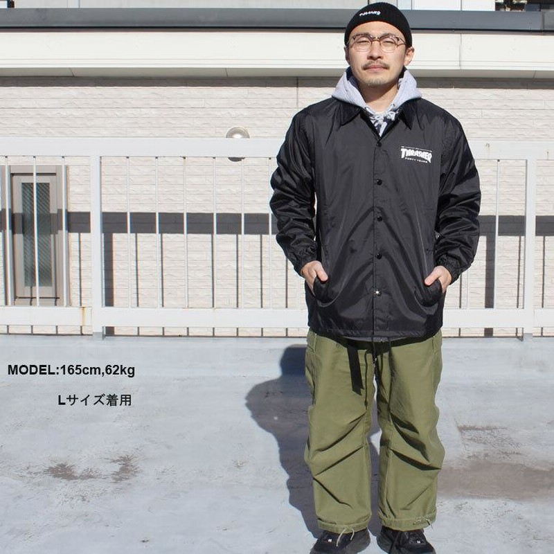 公式） スラッシャー ジャケット THRASHER FORTY YEARS COACH JACKET