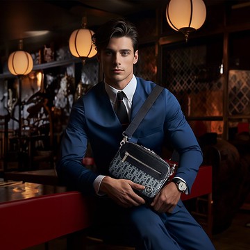 MC Element防水帆布質感男仕斜背包