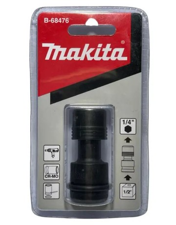 MAKITA 牧田 B-68476 四分套筒轉六角起子頭 四角轉 BIT 六角柄 套筒轉六角 黑鋼 4轉6 四轉六