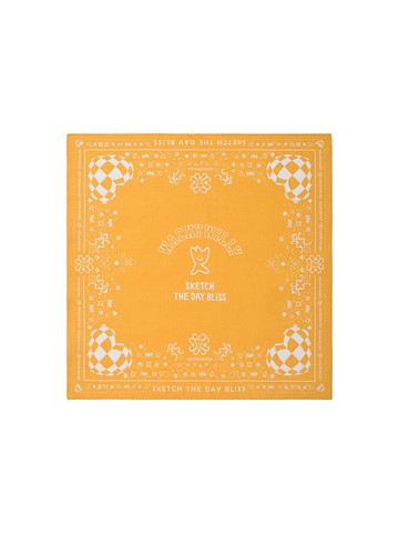 Paisley Bandana Scarf [Yellow]