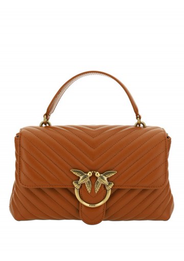 Pinko - Love Lady Shoulder Bag - Womens - Brown
