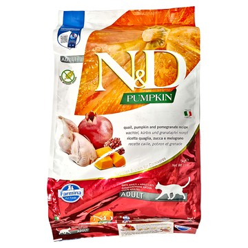 Farmina 法米納 全齡貓乾飼料 PC1  1包  5000g  無穀南瓜+鵪鶉+石榴
