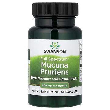 Swanson Vitamins, 多面刺毛黧豆，400 毫克，60 粒膠囊