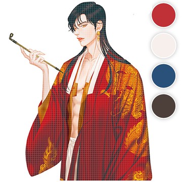 DoHyeon (4色) 28 (honne market) 人物貼紙 男孩貼紙 blackraccoon