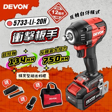 大有 5765 500Nm 中扭力 無刷衝擊扳手 電動扳手 拆輪胎 套筒扳手 Devon