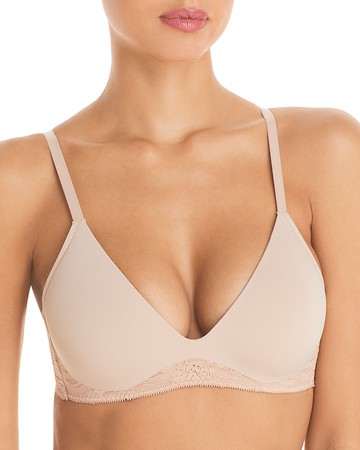 On Gossamer Sleek & Lace Wirefree Bra