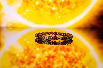 【奧古斯都】 |  龍紋瑪瑙  |  水晶手鍊