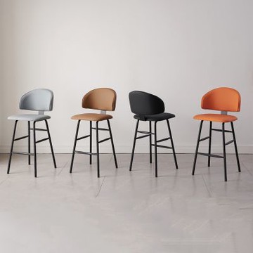 MUNA家居  A648型荷頓高腳吧椅/皮/共四色   53X51X107cm