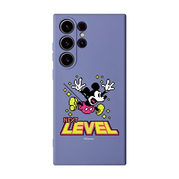 【正版授權】Disney經典-米奇款等級提升純色矽膠SAMSUNG手機殼