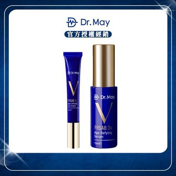 【Dr. May美博士】超V反重力眼霜(20ml)x1+超V反重力3抗精華(15ml/條)x1