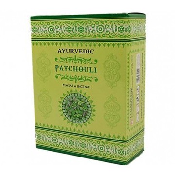 [綺異館] 印度線香 阿育吠陀 廣藿香 15g 療癒之香 AYURVEDIC PATCHOULI