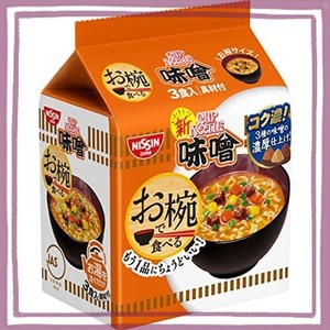 日清食品 お椀で食べるカップヌードル味噌 3食パック 102G×9個