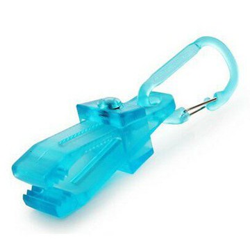 日本 《Stream Trail》萬用夾-螢光系 螢光藍 Sleleton Blue