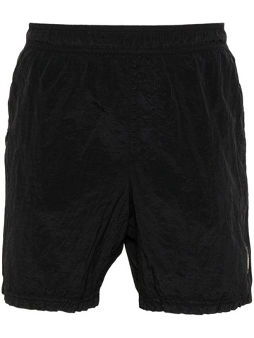Stone Island - Compass badge shorts - men - Polyamide - M - Black