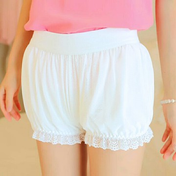 jk安全褲女防走光不卷邊南瓜褲lolita夏日系保險薄款外穿打底短褲