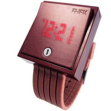 CLICK Wall Switch奇異開關錶-酒紅