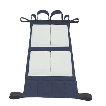 感恩使者 輪椅用後背袋 深藍+米白 帆布材質 最大承重30kg 台灣生產  ZHTW1787  1個