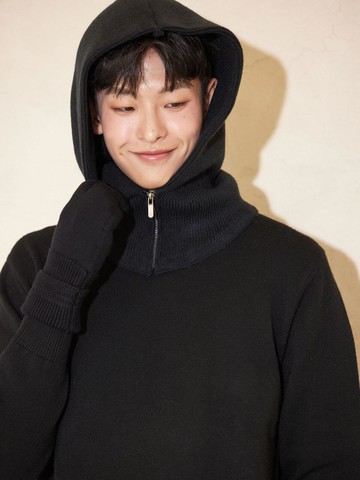 Knit Zip-up Balaclava