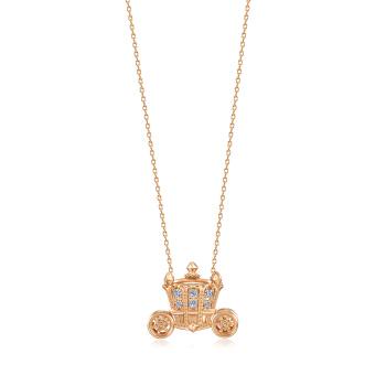 V&A 馬車 18K玫瑰金鑽石項鍊