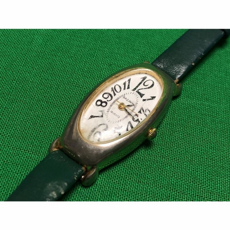 腕時計 ジャンク SAZAVIN レディース クォーツ式 中古 修理 部品