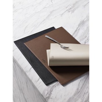 米立風物輕奢西餐餐墊高級感家用皮革餐桌墊防水防油菜墊子隔熱墊