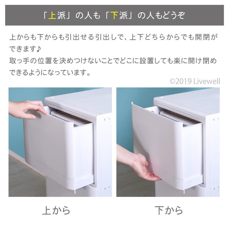 衣装ケース 収納ケース プラスチック 引き出し チェスト 4段 押入れ収納 収納ボックス クローゼット おしゃれ リフラスPF354（ブラック）  LINEショッピング