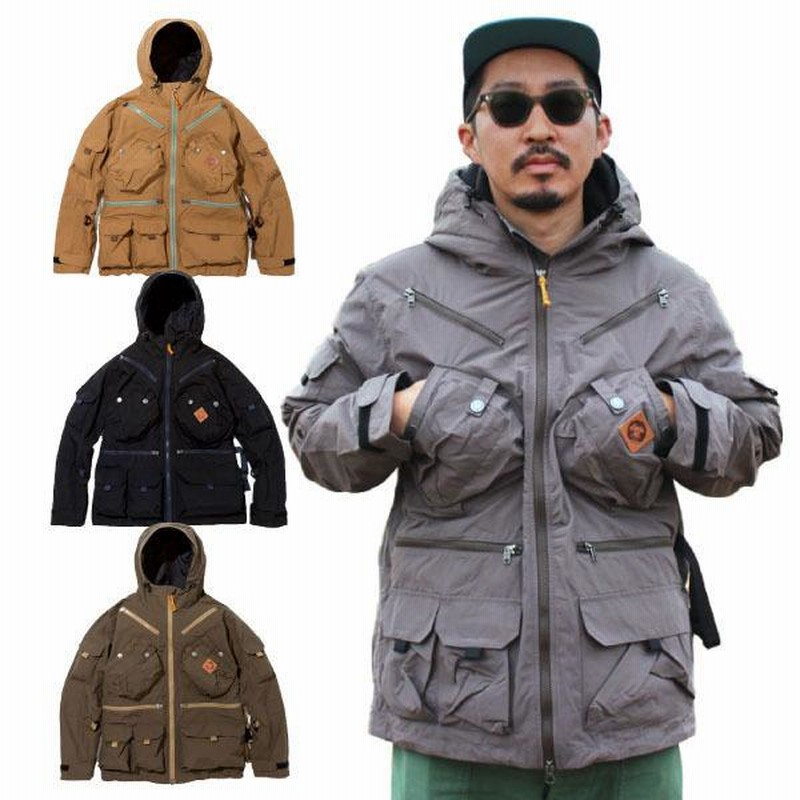 送料無料◆2025新品  grn outdoor TEBURA MOUNTAIN PARKA21 GO9205Q 手ぶら ジャケット・アウター