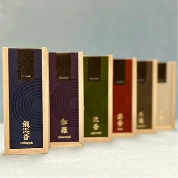 日本 香彩堂 | ～灯刻 hitotoki～ 短線香系列 (六款可選) - 白檀