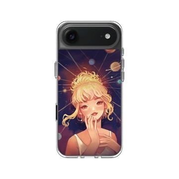 iPhone Air Clear Case（相機按鈕） 透明 - Ludmilacerafoce - Solar System