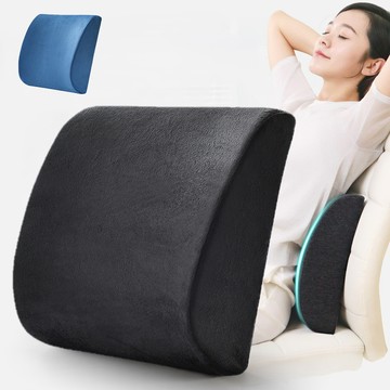 慢回彈靠腰墊 護腰墊 靠背墊 腰枕 靠枕 辦公室靠墊 記憶棉腰靠 車用腰墊 靠墊 腰靠【JA201】99750走走去旅行