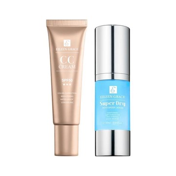 妍霓絲S晶靈光感CC霜30ML*1+SPF50+24H肌效潤澤神經醯胺精露30ml *1
