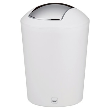 kela 搖擺蓋垃圾桶 5L  白色  1個