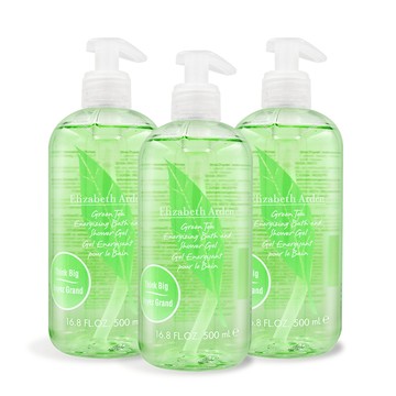ARDEN 雅頓 綠茶香水沐浴膠(500ml)X3-國際航空版
