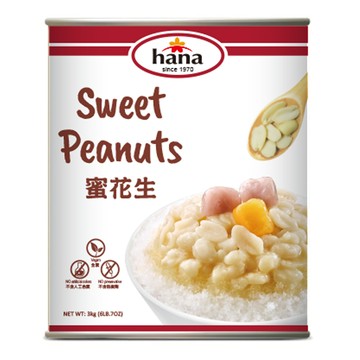 聯夏 hana 蜜花生 業務用 3.0kg/罐，6罐/箱