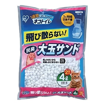 IRIS OHYAMA 愛麗思歐雅瑪 大玉脫臭貓砂 1.7kg  4L  1袋  IR-TIO-4L  脫臭