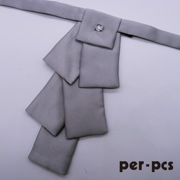 per-pcs 紳士品味蝴蠂結領結_銀灰(120-7)
