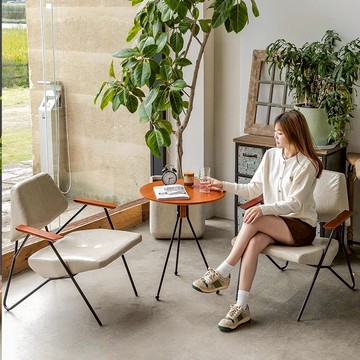 網紅奶茶店沙發甜品店咖啡廳桌椅組合書吧清吧餐廳商用洽談套裝