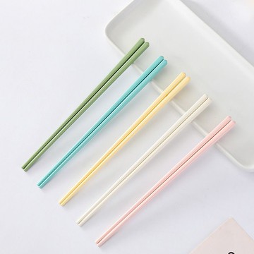 家用高顏值耐高溫陶瓷高檔筷子家用奶油風可愛食品級防滑一人一筷 h802