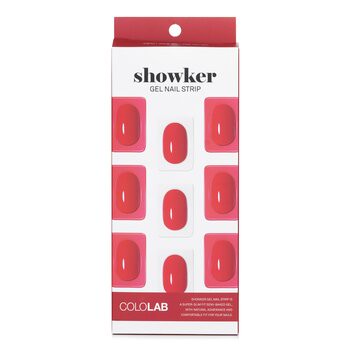 Cololab Cololab Showker 凝膠美甲貼片 # CSF511 Kiss You Red 1pcs-美甲