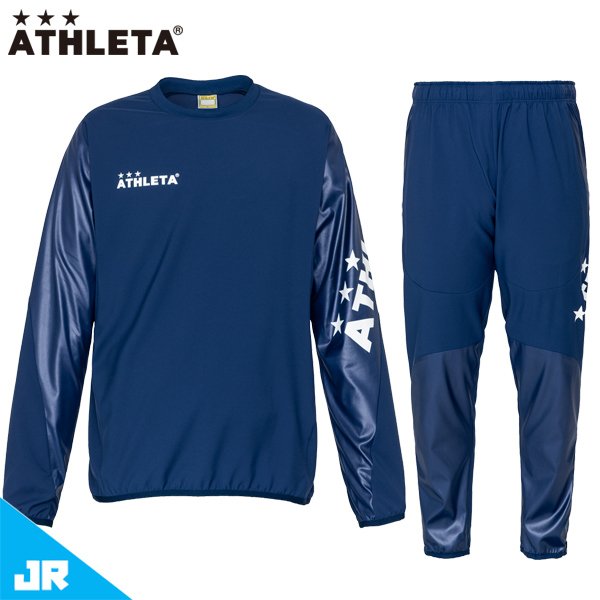 アスレタ ピステシャツ パンツ 上下セット ジュニア 子供用 サッカー フットサル トレーニングウェア ジャージ ATHLETA 18012J-18013J  NVY/NVY 通販 LINEポイント最大0.5%GET | LINEショッピング