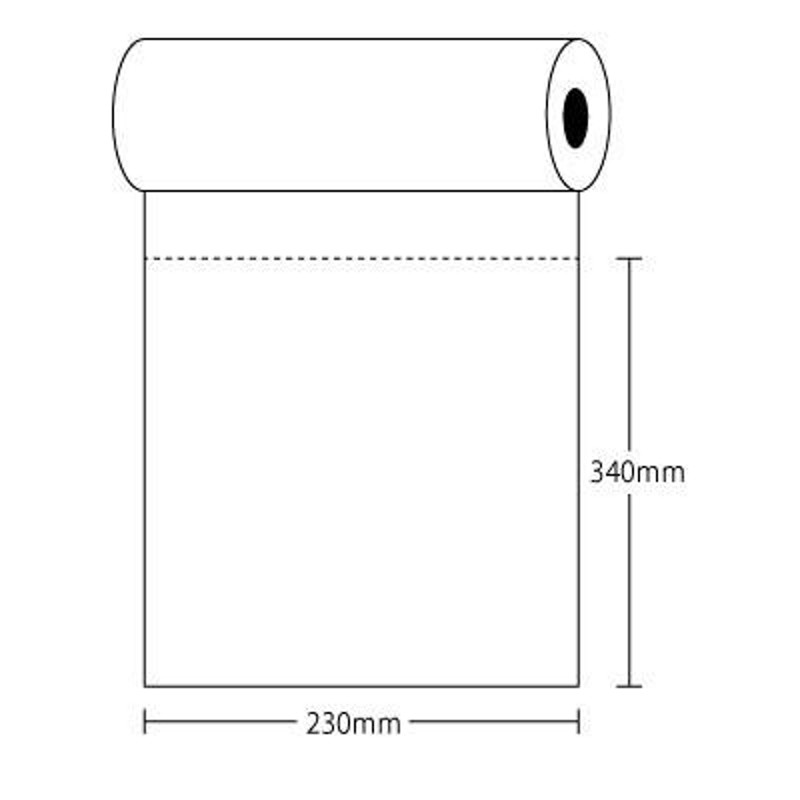 ニューフクロールNo.230E ロール巻きポリ袋 福助工業 | LINEショッピング