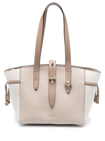 Furla - Net leather tote bag - women - Calf Leather - One Size - Neutrals