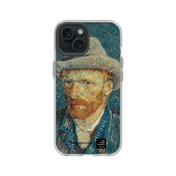 iPhone 15 Clear 透明 - Van Gogh Museum - 戴灰氈帽的自畫像
