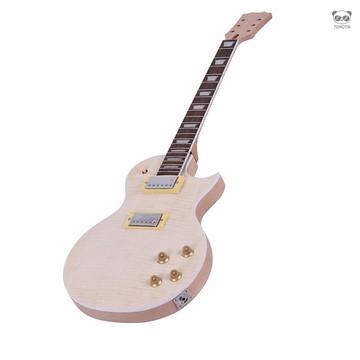 LP型半成品電吉他 桃花蕊琴頸 琴體 玫瑰木指板 雙雙拾音器 3檔拾音器開關（MOQ: 5的倍數下單）老新隨機出貨
